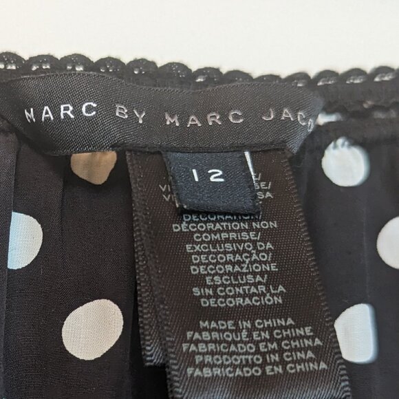 Marc Jacobs Black and White Polka Dot Skirt - Picture 3 of 4